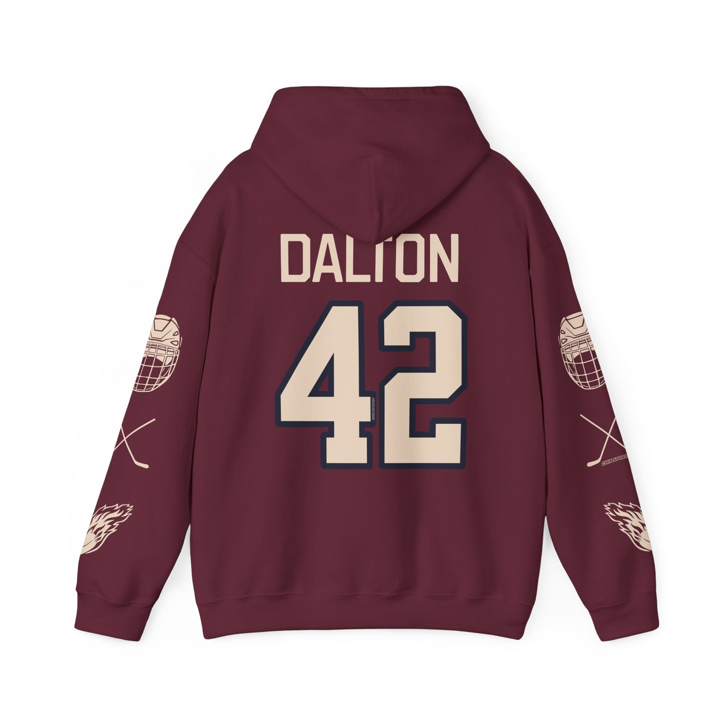 Claire Dalton 42 Victoire Hockey Heavy Hoodie