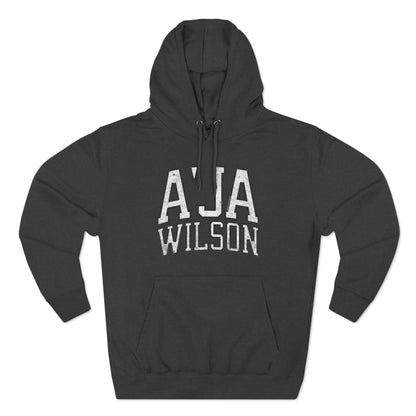 A'ja Wilson Aces Basketball Vintage Print Premium Hoodie