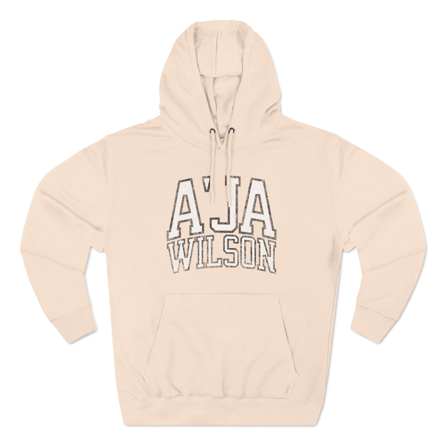 A'ja Wilson Aces Basketball Vintage Print Premium Hoodie