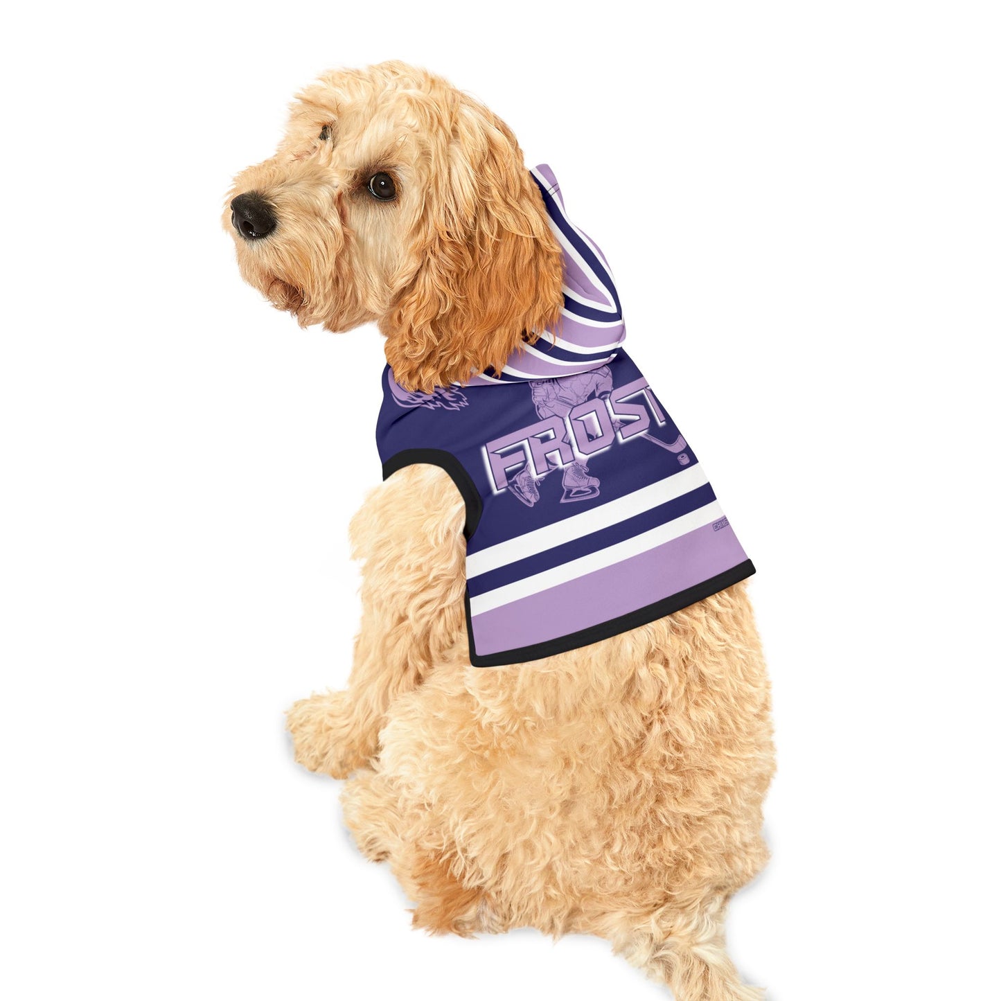 Frost Hockey Fans Dog Hoodie