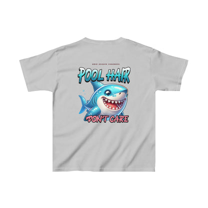 Pool Hair Don't Care Swim Kids T-Shirt