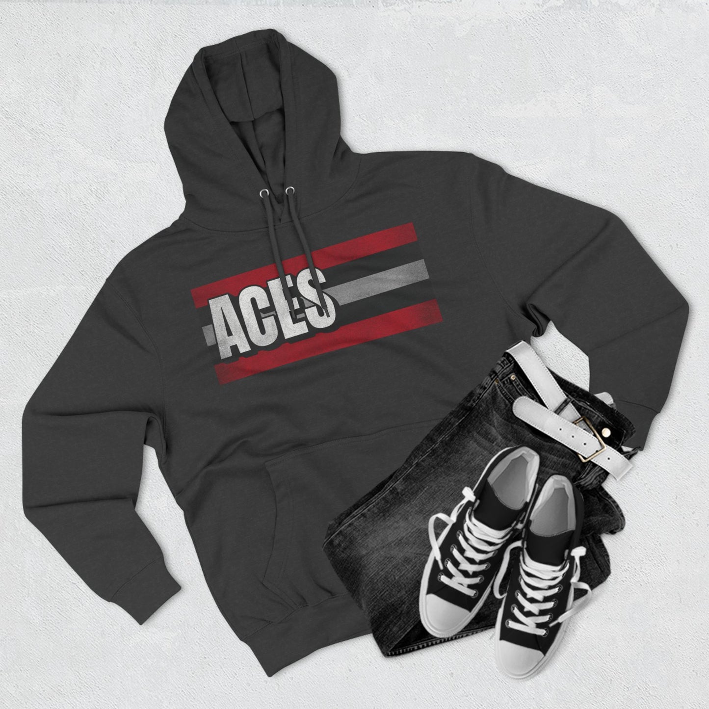 Aces Premium Vintage Style Basketball Hoodie