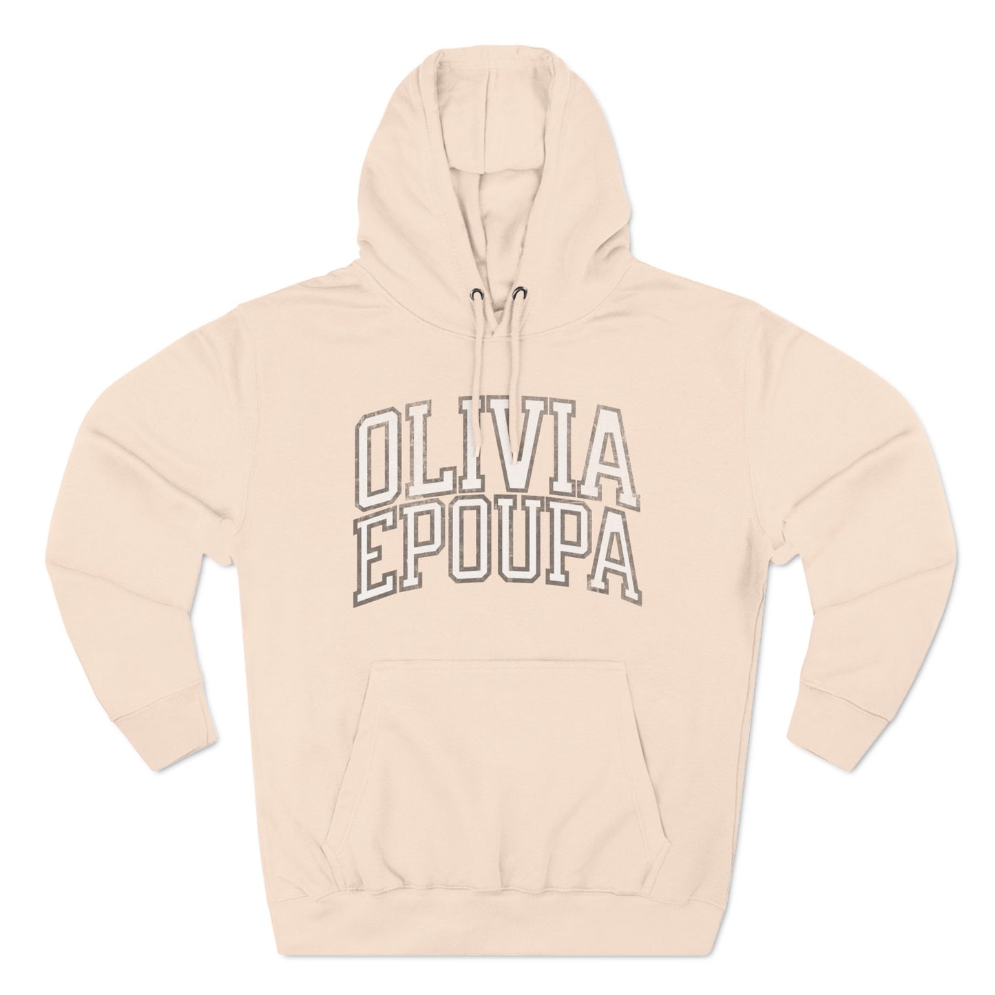 Olivia Epoupa Lynx Basketball Vintage Print Premium Hoodie