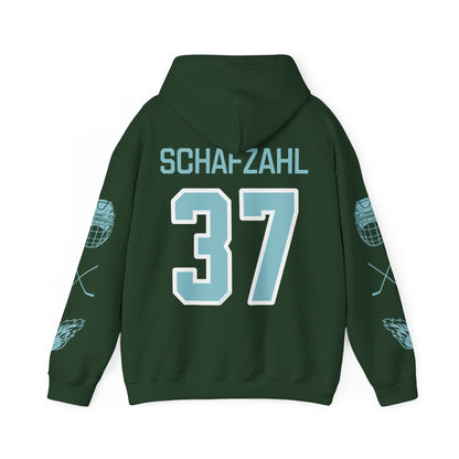 Theresa Schafzahl 37 Heavy Fleet Hoodie