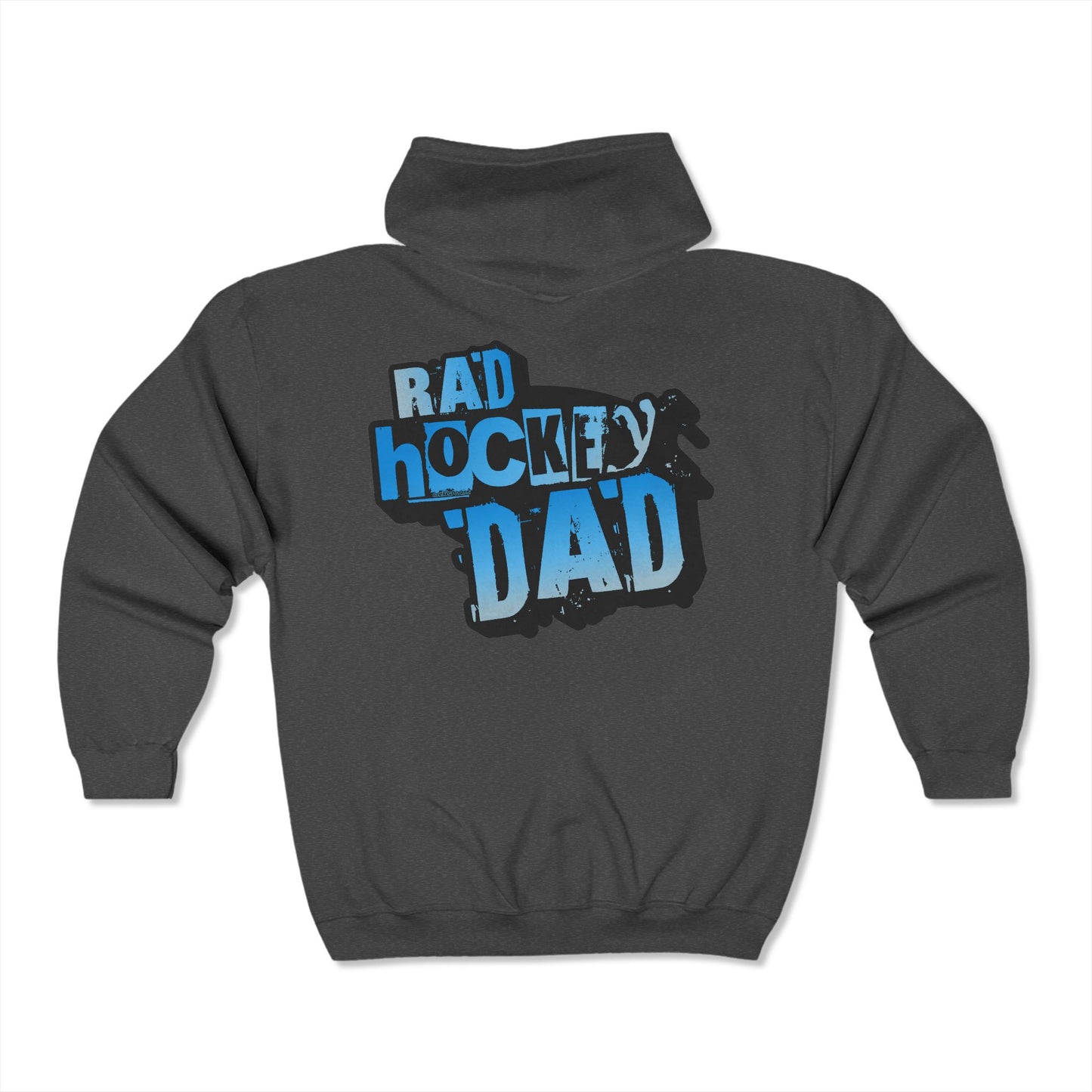 Rad Hockey Dad Heavy Full Zip Hoodie