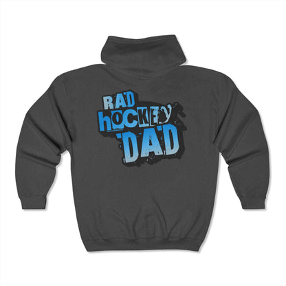 Rad Hockey Dad Heavy Full Zip Hoodie