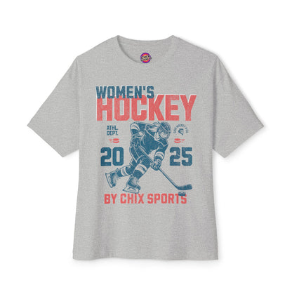 Women's Hockey Boxy Shirt Vintage Style