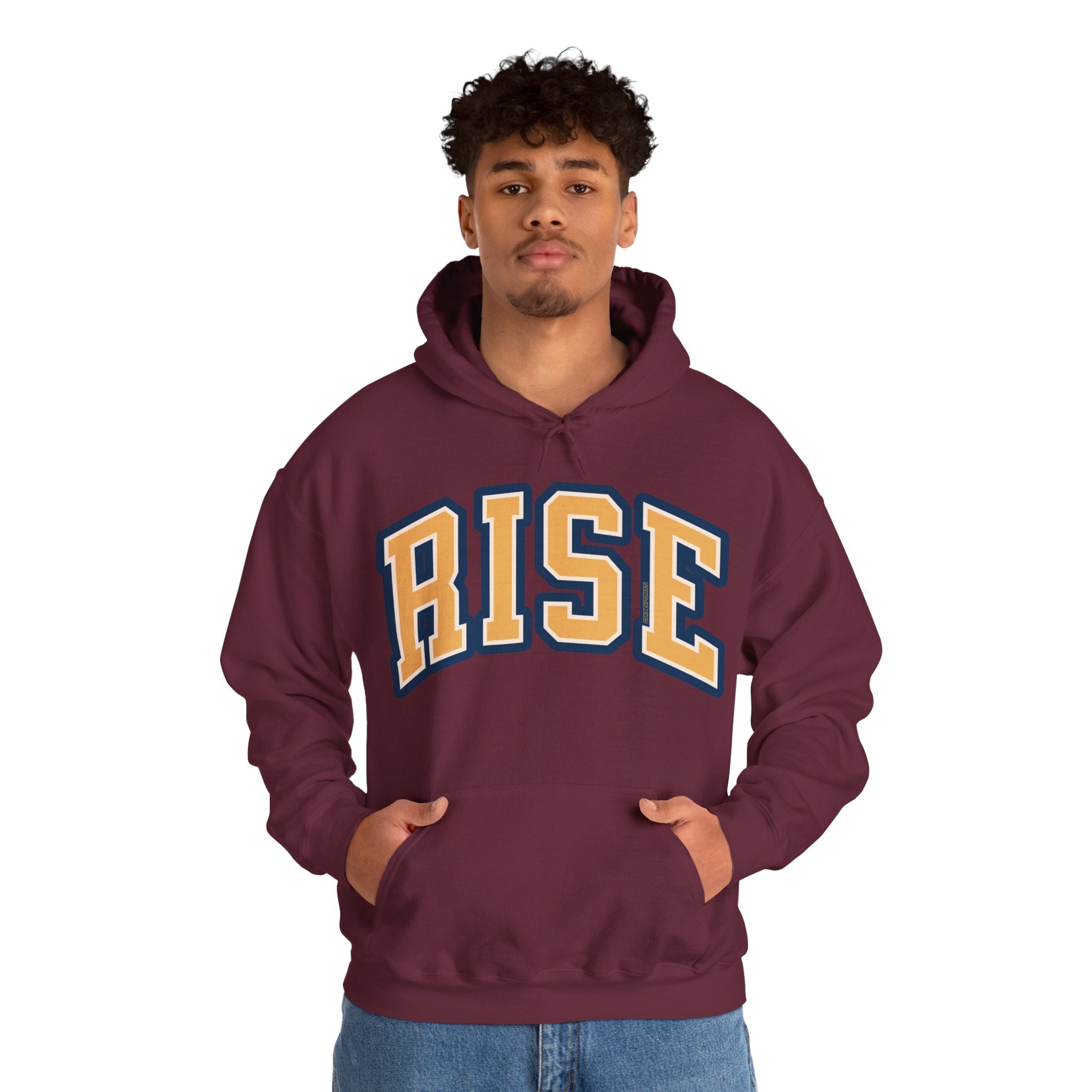 Rise Volleyball Unisex Heavy Hoodie