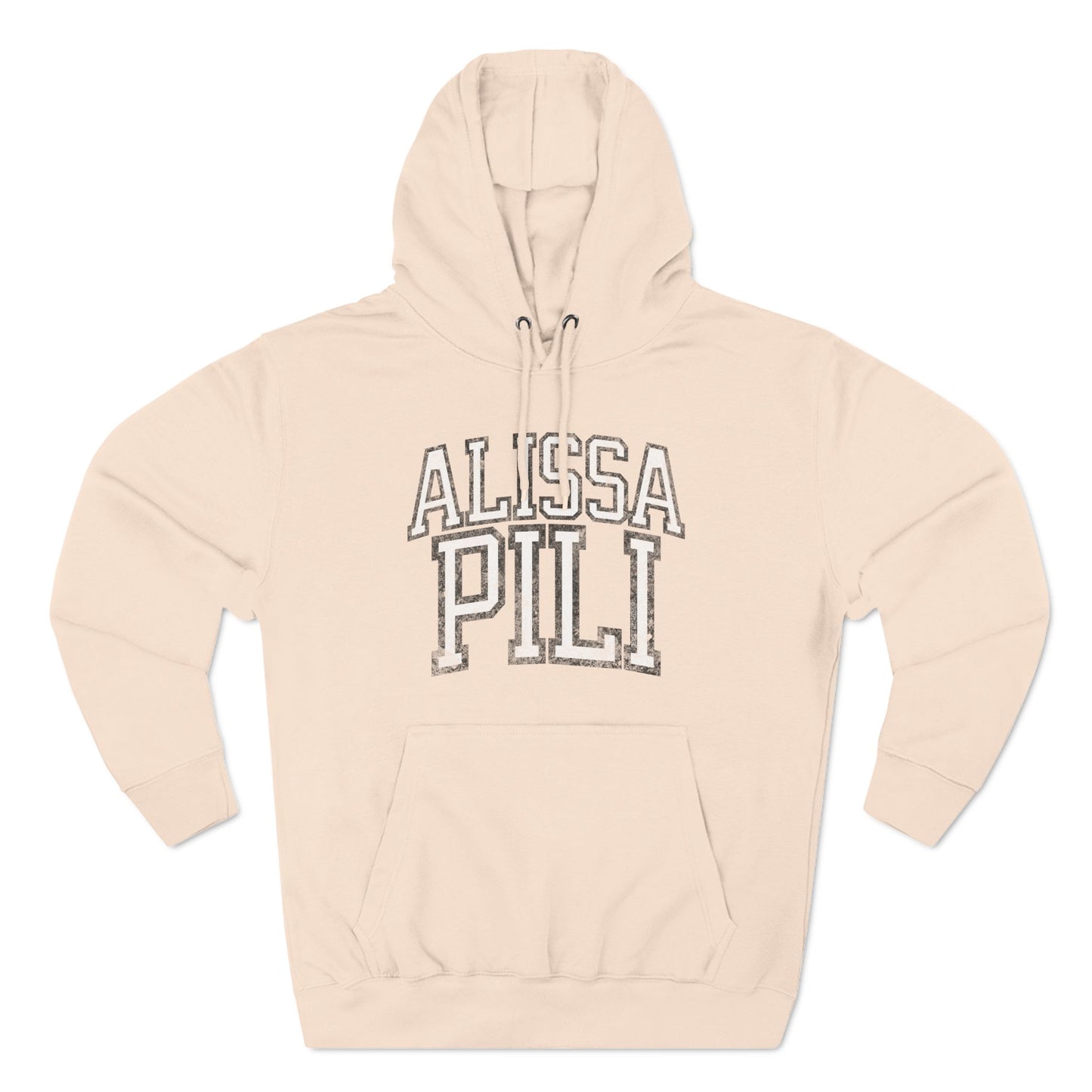 Alissa Pili Lynx Vintage Print Premium Hoodie