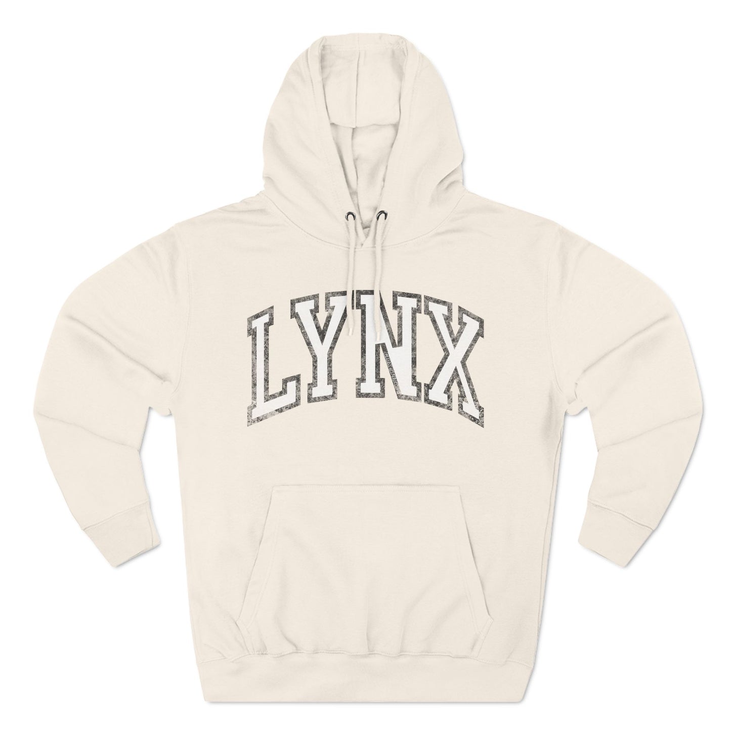 Lynx Basketball Vintage Print Premium Hoodie