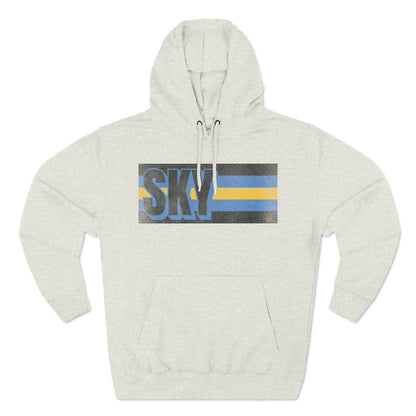 Sky Premium Vintage Style Basketball Hoodie