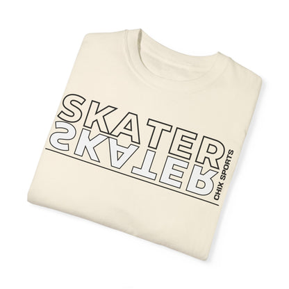 Outline SKATER Position Garment-Dyed T-shirt