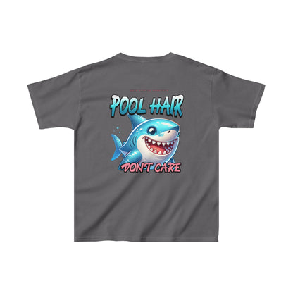 Pool Hair Don't Care Swim Kids T-Shirt