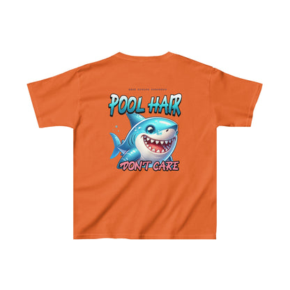 Pool Hair Don't Care Swim Kids T-Shirt