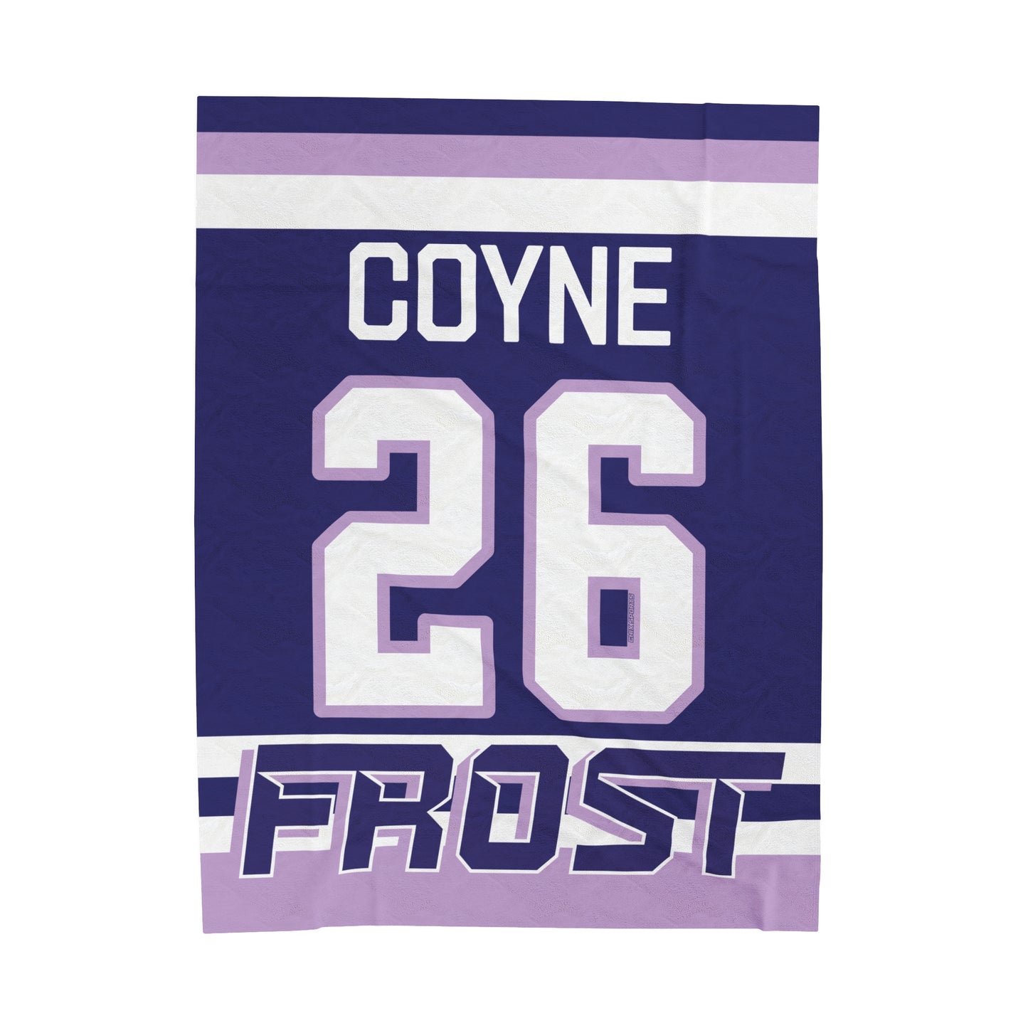 Kendall Coyne Schofield 26 Frost Plush Blanket