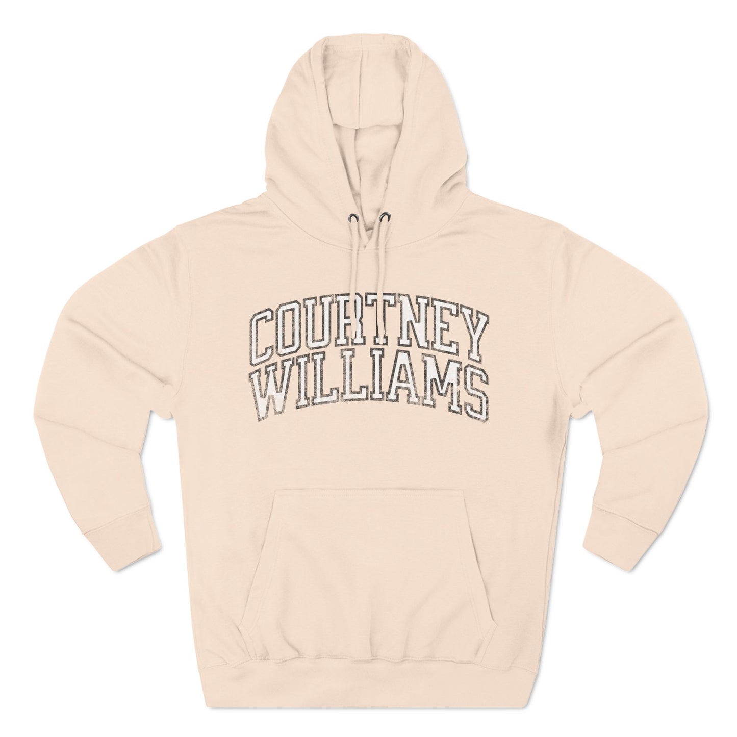 Courtney Williams Lynx Vintage Print Premium Hoodie