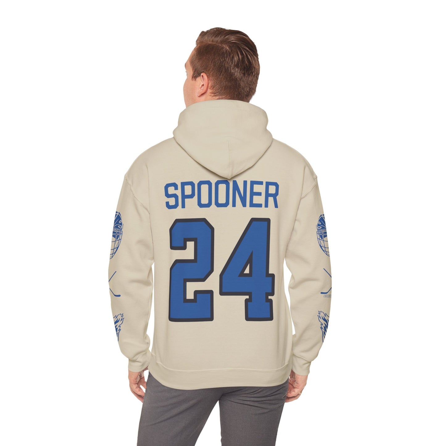 Natalie Spooner 24 Sceptres Hockey Heavy Hoodie