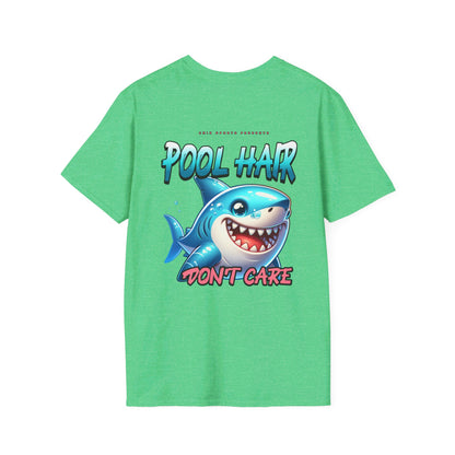 Pool Hair Don't Care T-Shirt for Swimmers and Water Sports Fans