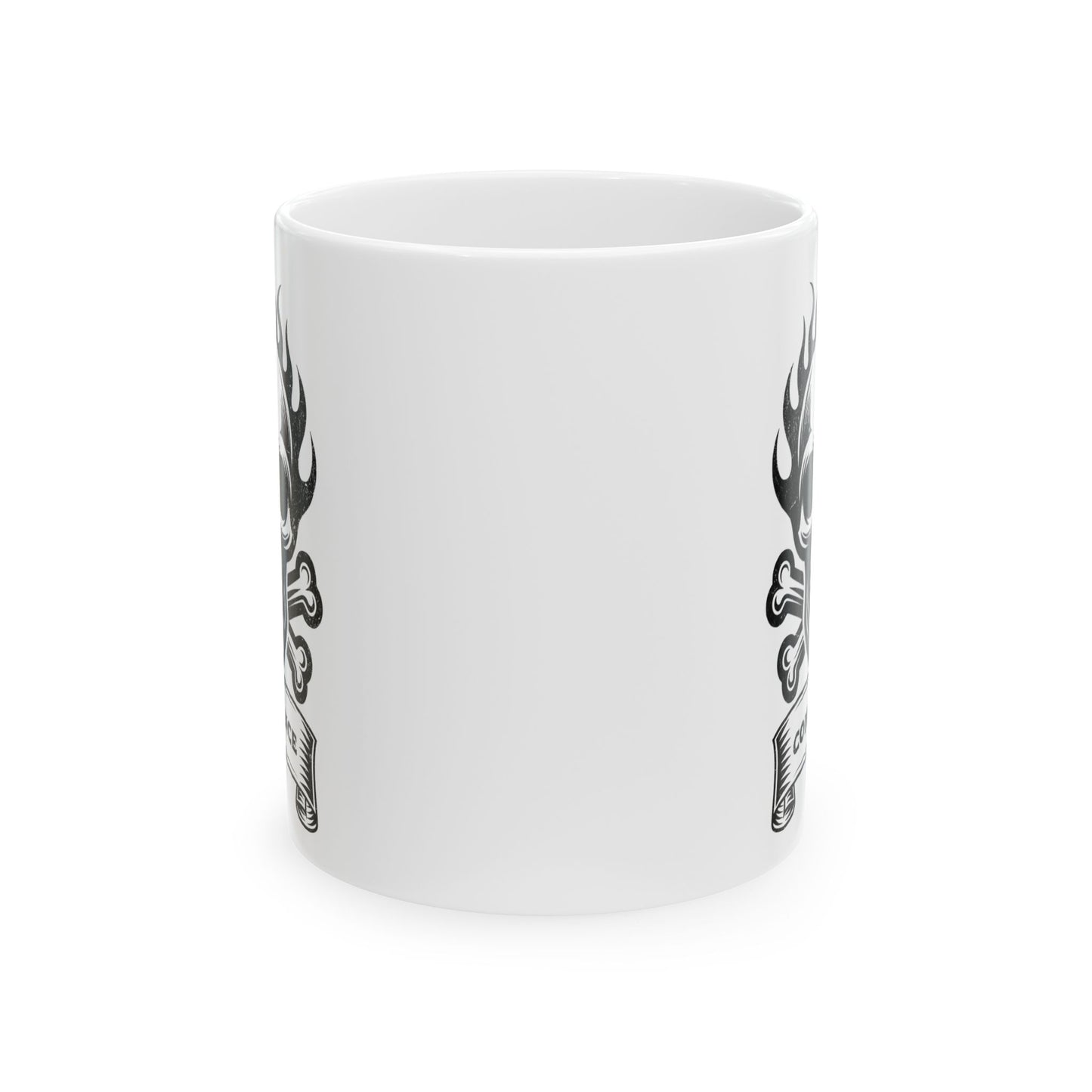 Compliance Mug Black & White Ceramic Mug, (11oz, 15oz)