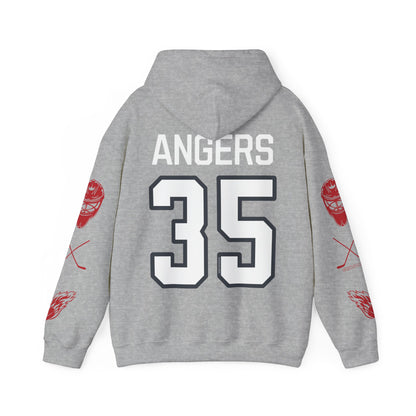 Logan Angers 35 Charge Hockey Heavy Hoodie