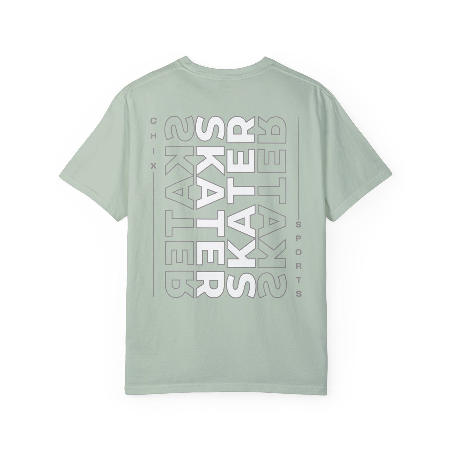 SKATER Position Garment-Dyed T-shirt Vertical