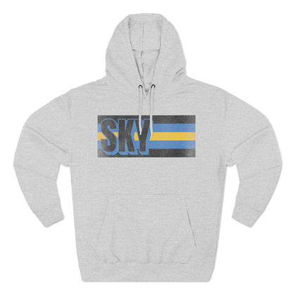 Sky Premium Vintage Style Basketball Hoodie