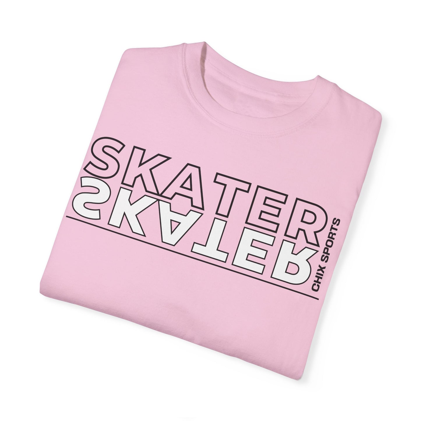 Outline SKATER Position Garment-Dyed T-shirt