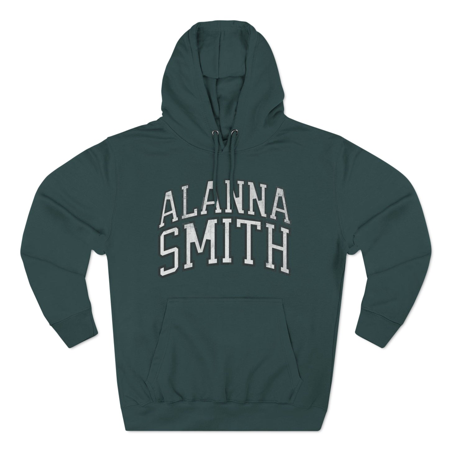 Alanna Smith Lynx Vintage Print Premium Hoodie