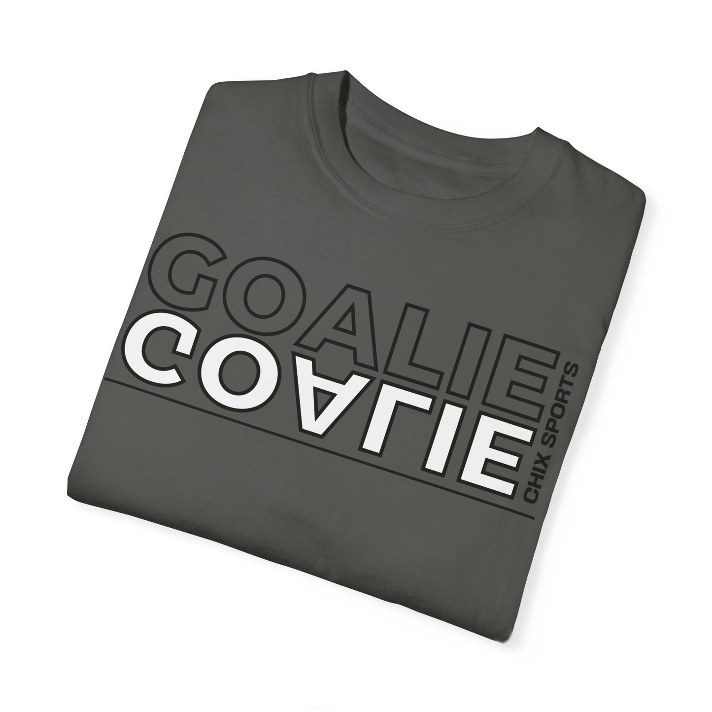 Outline GOALIE Position Garment-Dyed T-shirt