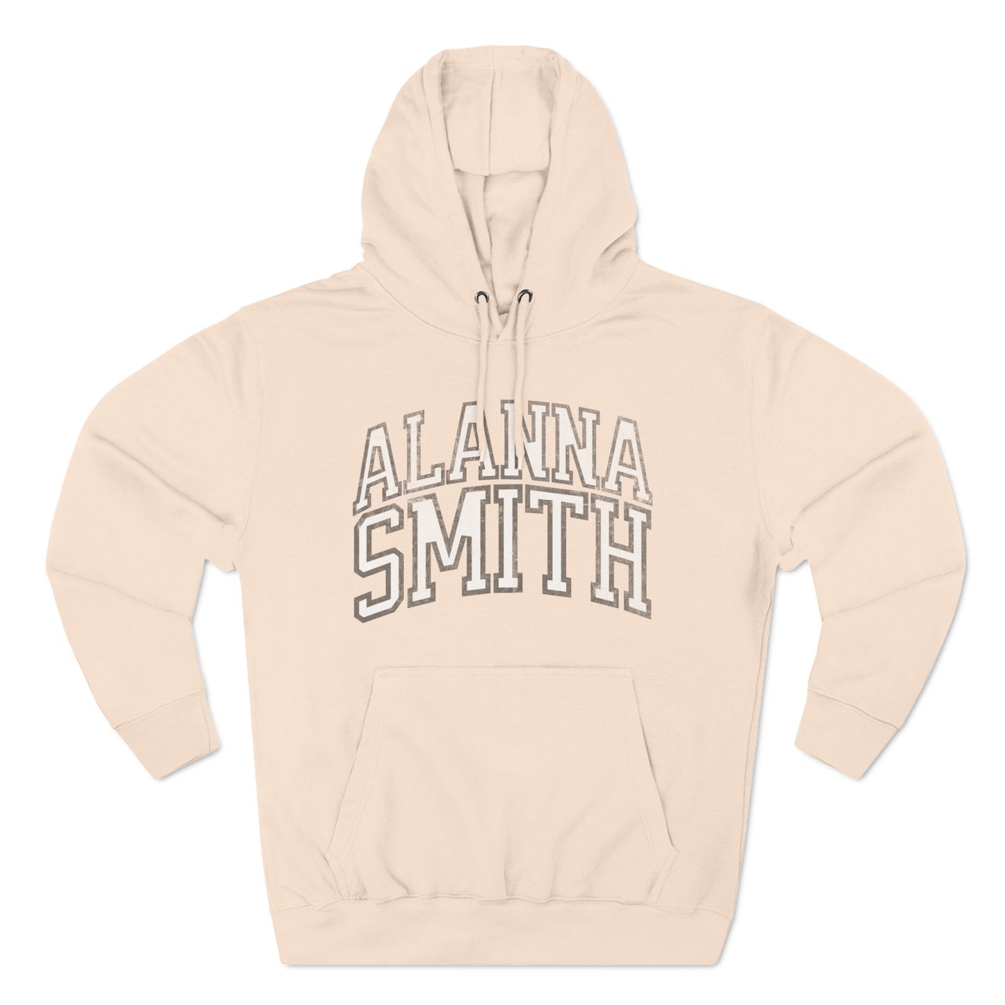 Alanna Smith Lynx Vintage Print Premium Hoodie