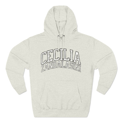 Cecilia Zandalasini Lynx Basketball Vintage Print Premium Hoodie