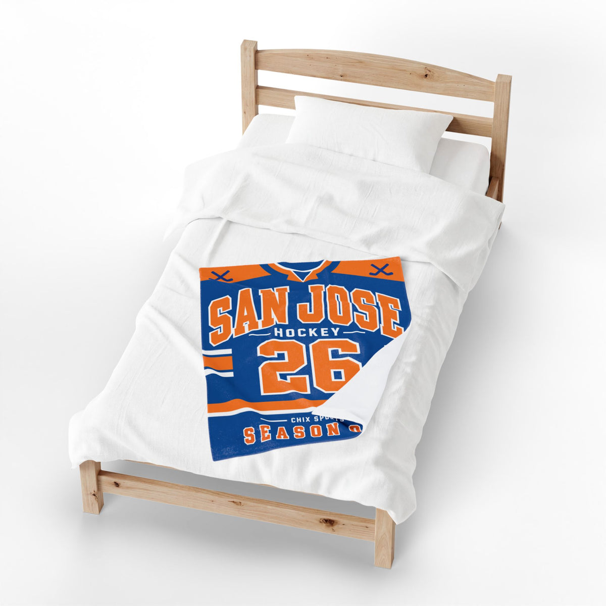 San Jose Women's Hockey Plush Blanket