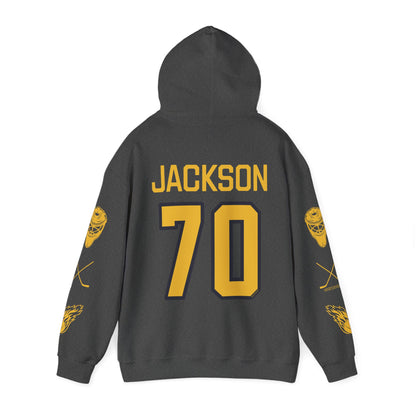 CJ Carly Jackson 70 Sceptres Goalie Hockey Heavy Hoodie