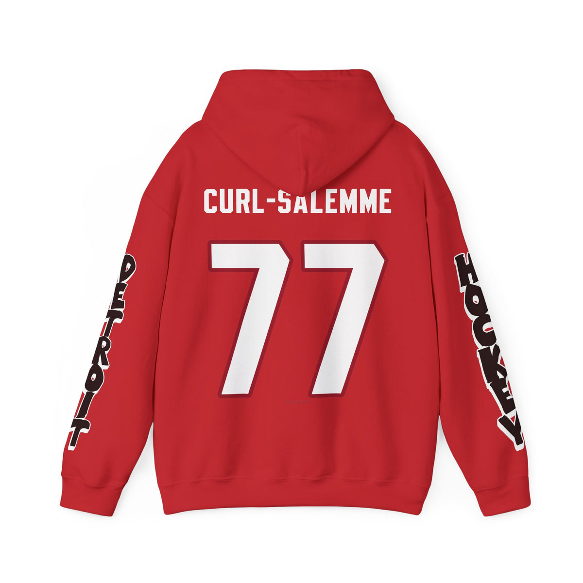 Britta Curl-Salemme Detroit Hockey Club Unisex Moto Hoodie