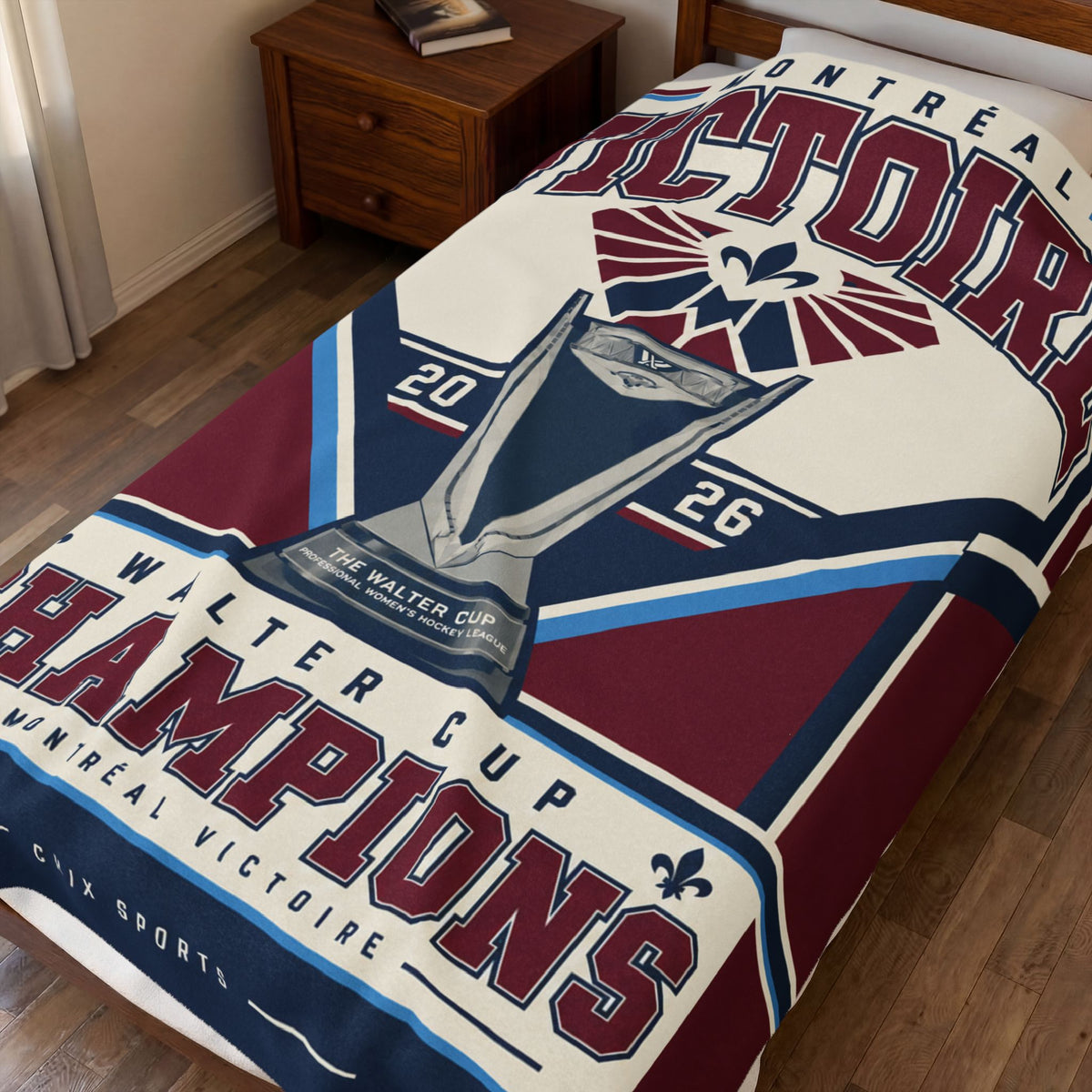 Montreal Victoire Champions Plush Blanket