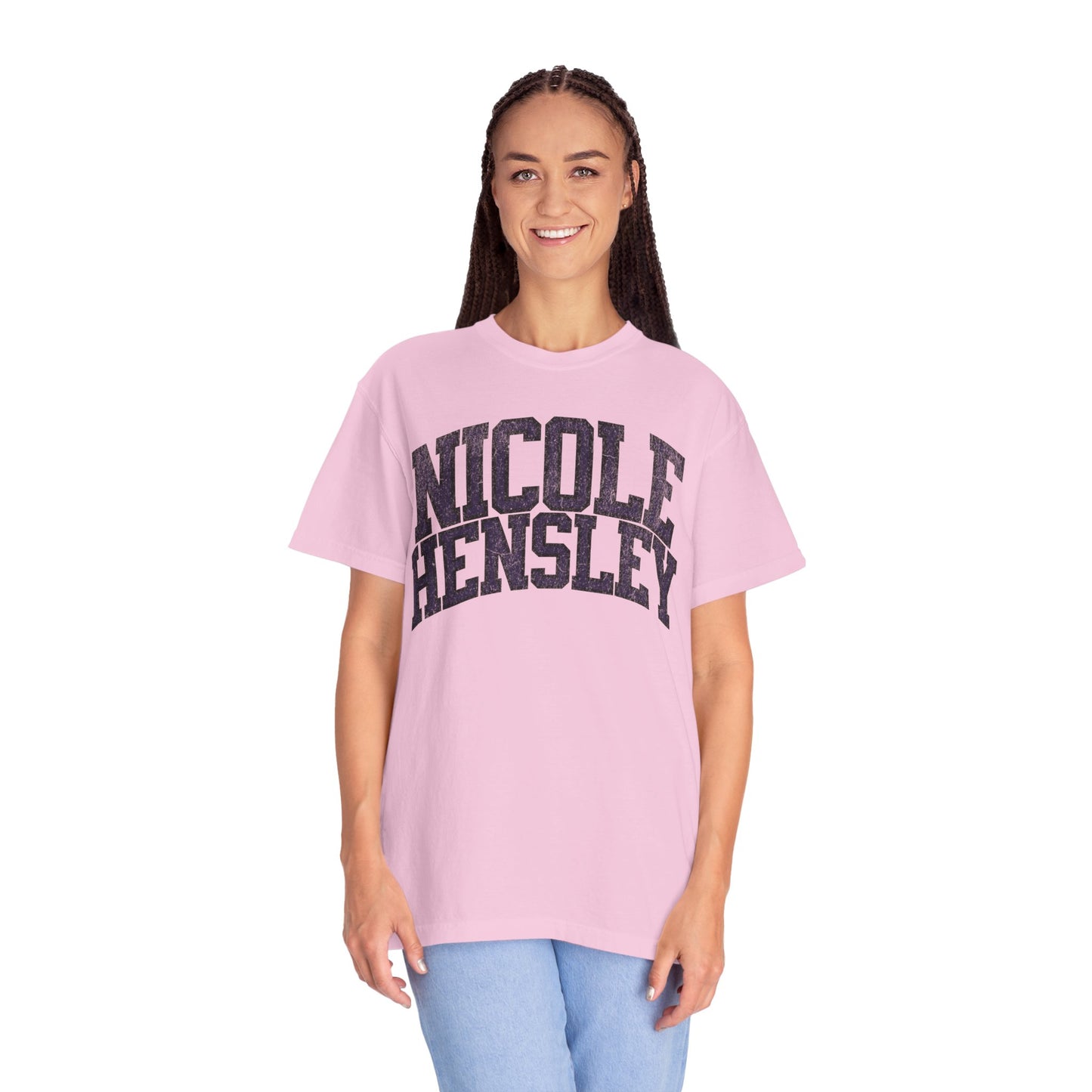 Nicole Hensley Frost Hockey Star Vintage Print Premium T-shirt