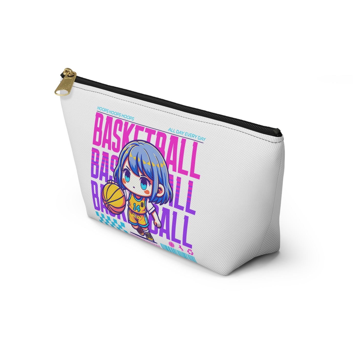 Basketball Player Anime Style Accessory Pouch