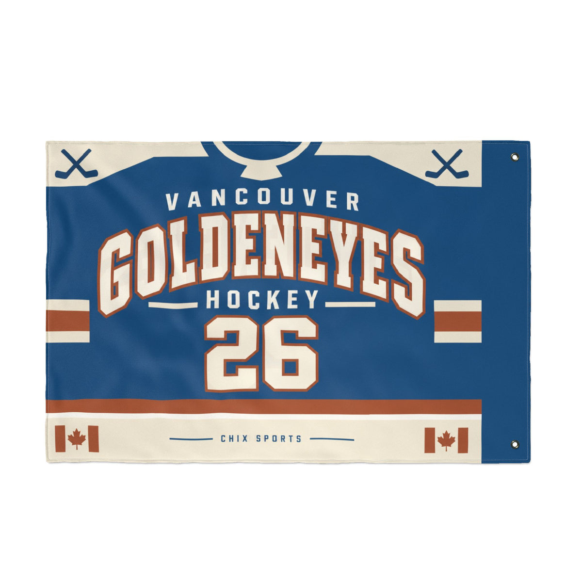 Vancouver Goldeneyes 36 x 24 Double-Sided Flag