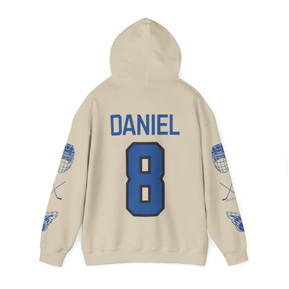 Izzy Daniel 8 Sceptres Hockey Heavy Hoodie