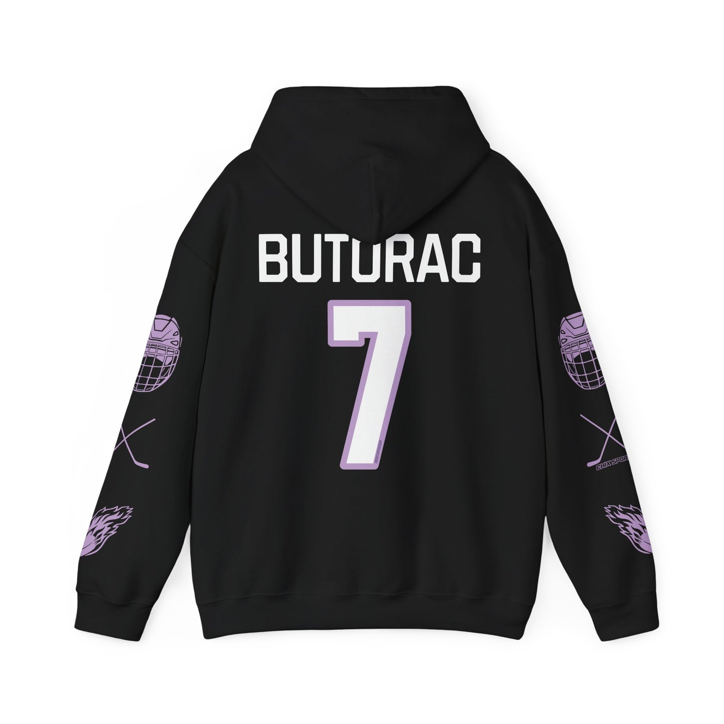 Claire Butorac 7 Frost Hockey Heavy Hoodie