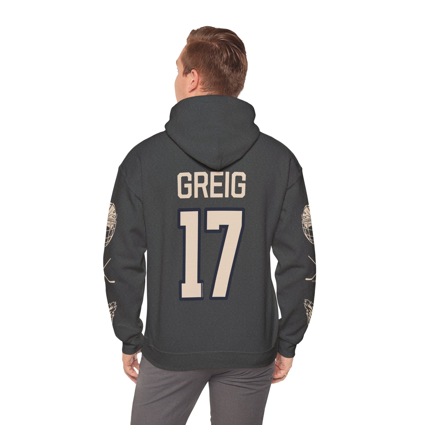 Dara Greig 17 Victoire Hockey Heavy Hoodie