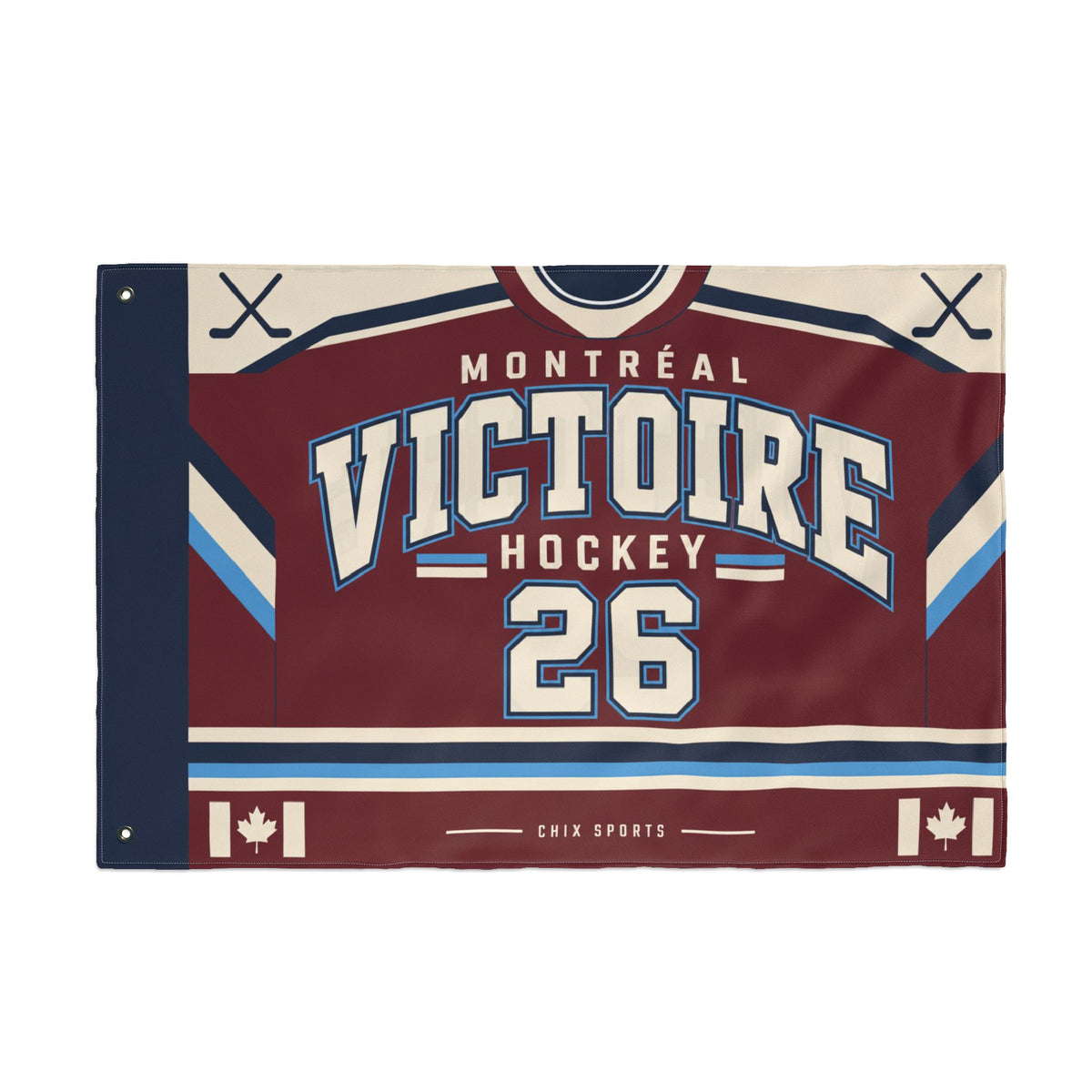 Montreal Victoire 36 x 24 Double-Sided Flag