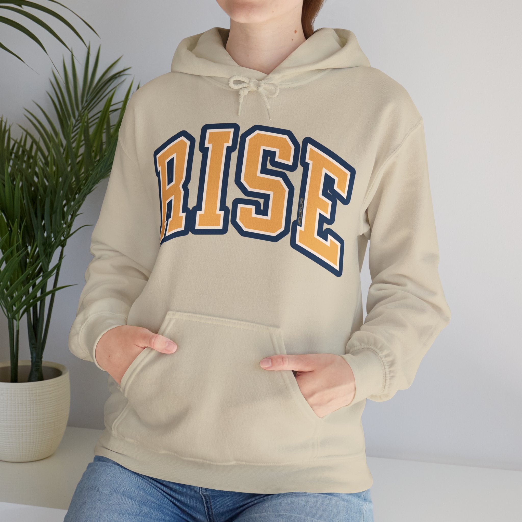 Rise Volleyball Unisex Heavy Hoodie