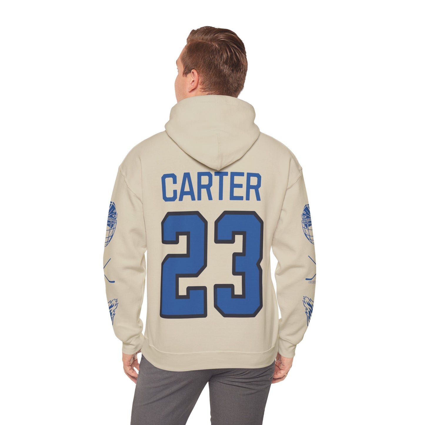 Megan Carter 23 Sceptres Hockey Heavy Hoodie