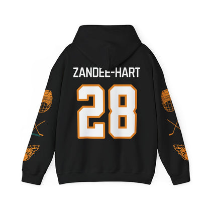 Micah Zandee-Hart 28 Sirens Hockey Heavy Hoodie