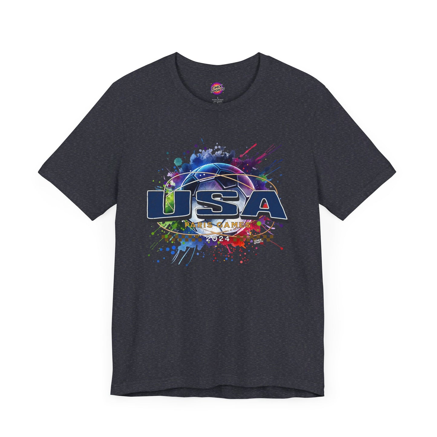 U.S. Women's Soccer Fans T-shirt Blue USA