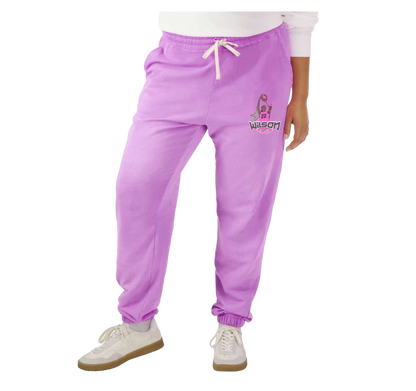 A'ja Wilson Pink Logo Unisex Fleece Sweatpants