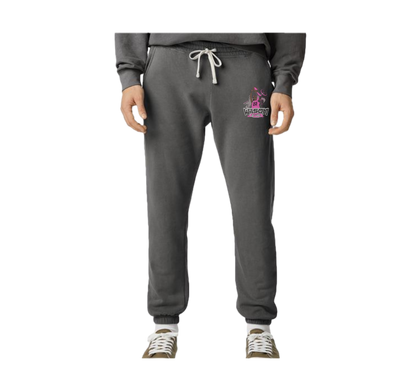 A'ja Wilson Pink Logo Unisex Fleece Sweatpants