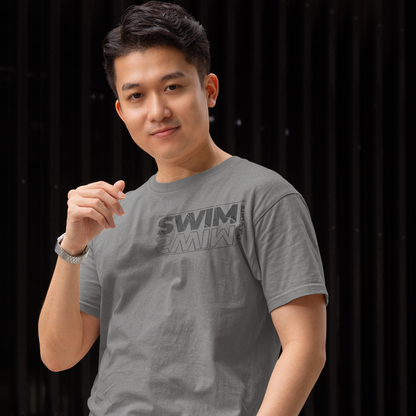 For the Swimmers and Swim Fans - "Swim" Oversized T-Shirt