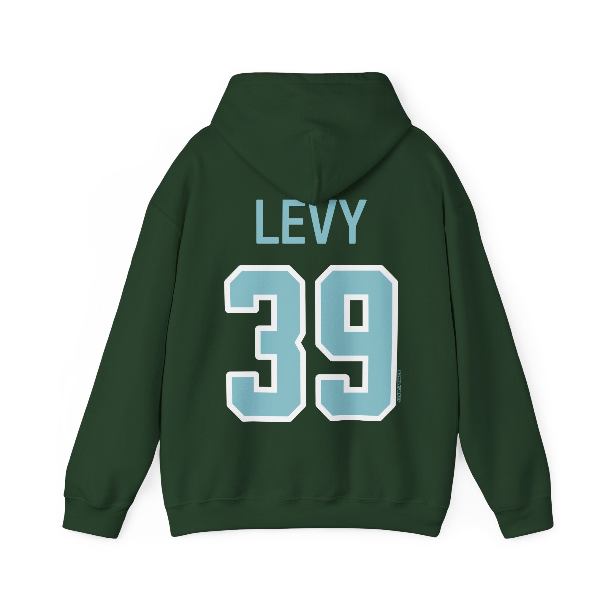 Abigail Levy Heavy Fleet Unisex Hoodie - No Sleeve Print | Chix Sports